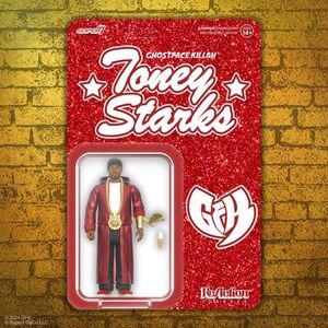 Ghostface Killah Super7 ReAction Figures Toney Starks 3.75" Action Figure 14+